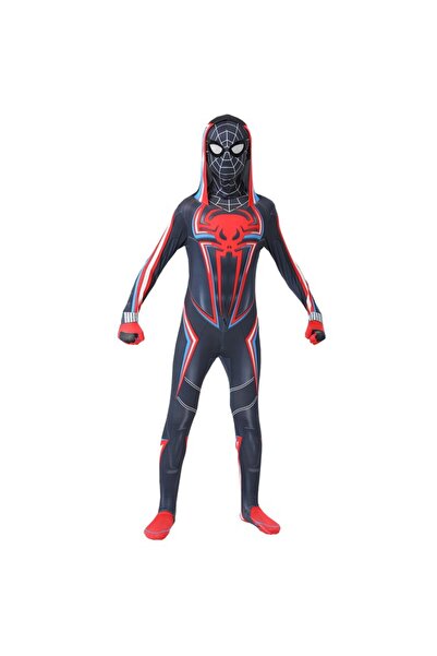 EvrikaUnity Costum Ultimate Miles Morales pentru copii, Spider-man, Multivers...