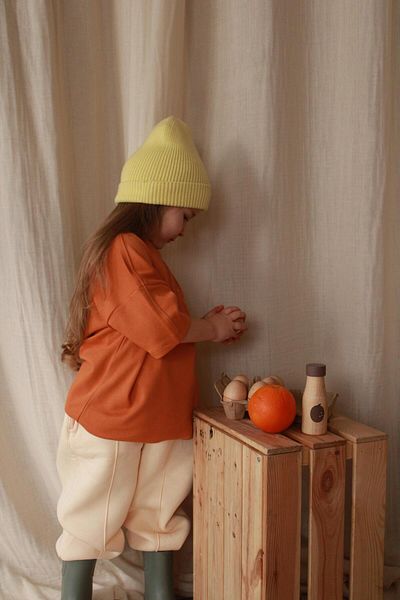 Oh La La Koala For Little Ones Голяма тениска с бродирана октопод