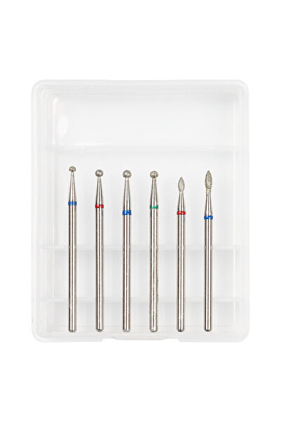 LUXORISE Τρυπάνια νυχιών #12, σετ 6 τεμαχίων