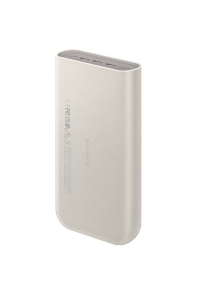 Samsung Samsung External Battery, Super Fast Charge (45 W), 20000 mAh, 3 x USB Type-C, Beige