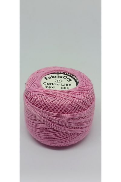 fabricorg Βαμβακερό όπως νήματα σταυροβελονιάς Etamin (10 GR-NO8 IP) - ΜΟΝΟ ΜΟΥΛΑΡΙ - Νο 47 Χρώμα