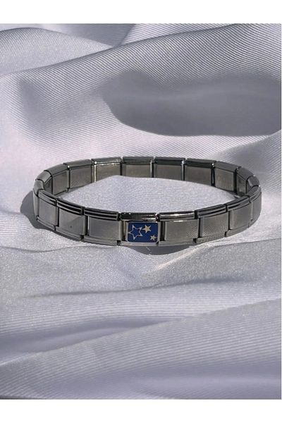 stainles steel Italian Charm Unisex Steel Bracelet