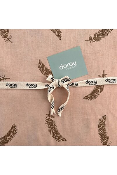 Doray Kumaş Keten Görünümlü Elbiselik Kumaş / Kuş Tüyü Desenli / DRY 2029