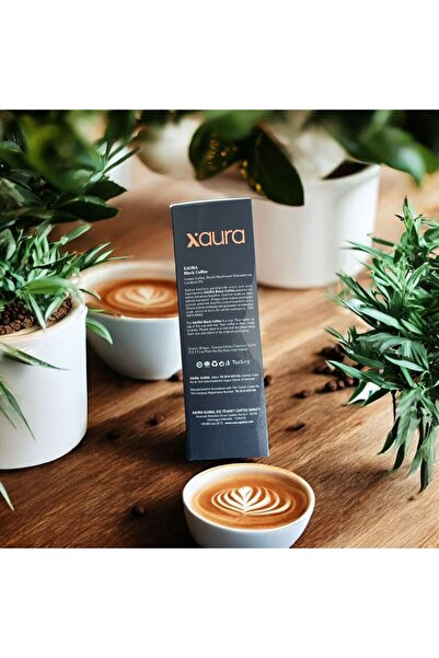 xaura Black Coffee – Arabica & Reishi Mantar Özlü Siyah Kahve | 30 Saşe | 105g