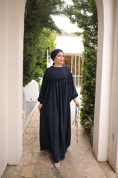 Nissra Ankanoor Robe Gathered Oversize Dress Anka255093