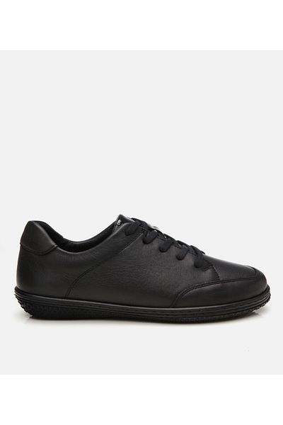 Hotiç Pantofi sport confort negri din piele de damă
