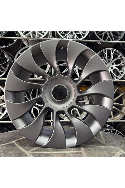 kormetal 19 inç 5x114.3 Tesla Model Y Mat Titanyum Jant Modeli (4 Adet)