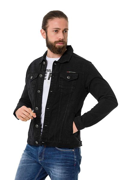 Cipo&Baxx Cj289 Ματ Ανδρικό Τζιν Μπουφάν