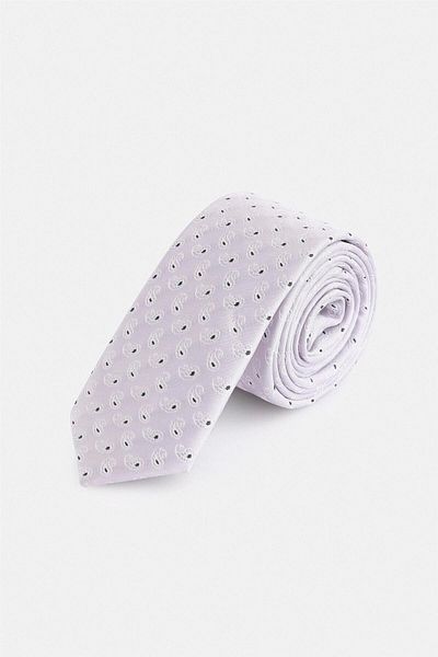SÜVARİ Gray Printed Tie