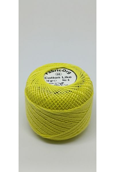 fabricorg TEK YUMAK Κλωστή Etamine-Cross Stitch - Παρόμοια με βαμβάκι (10 GR-NO8 IP) - Νούμερο 8 Χρώμα