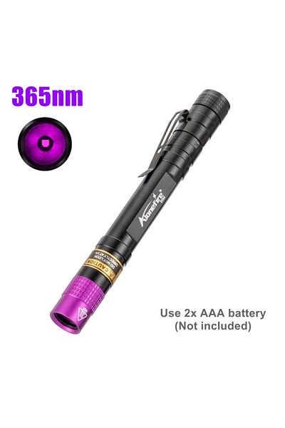 Choice Sv64 365nm Pen Light Uv Flashlight 395nm/365nm Blacklight Pet Dog Cat Urine Stain Ore Money Invisibl