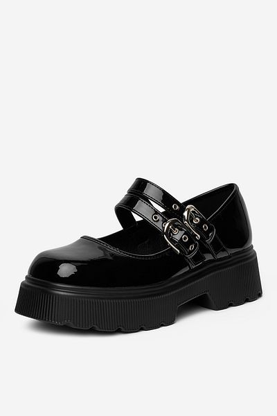 DeeZee Women's Low Shoes Black Thick Sole 37