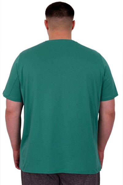 ModeXL Mode XL Ανδρικό T-Shirt με λαιμόκοψη Σταύλος U25004 Çağla