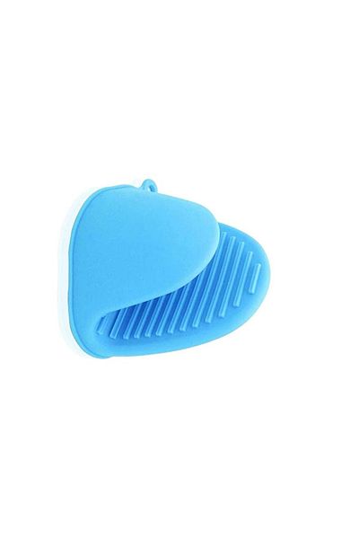 Aptel Silicone Kitchen Glove, Heat Resistant, Blue
