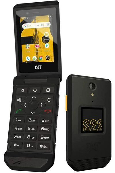 Cat S22 Rugged Flip phone 16GB 2GB RAM 4G LTE Black
