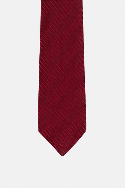 SÜVARİ Red Printed Tie