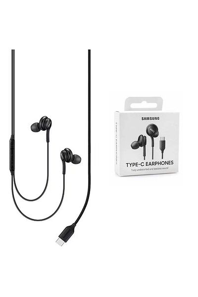 Samsung Headphone Audio Type, C with Microphone, 1.2m, Samsung (EO, IC100BBEGEU), Black (Blister Packing)