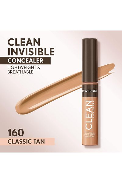 covergirl Clean Invisible Concealer 160 Classic Tan - 7 ml