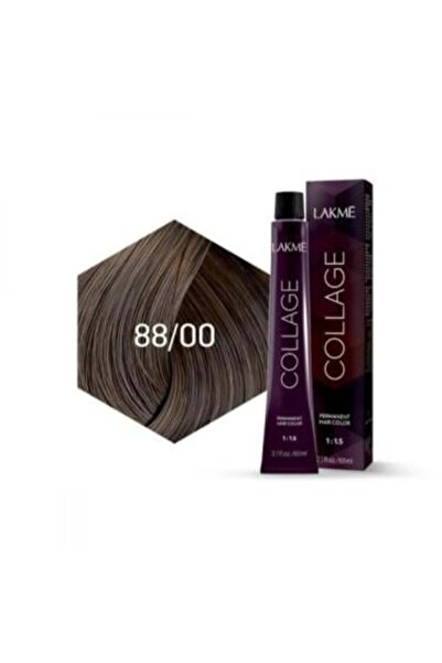 Lakme صبغة شعر دائمة لاكمي كولاج للجنسين، 88/0 أشقر فاتح مكثف