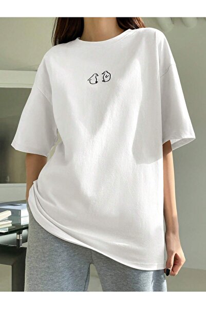 DAXİS Sportwear Company ΓΥΝΑΙΚΕΙΟ T-Shirt με στάμπα Little Penguins