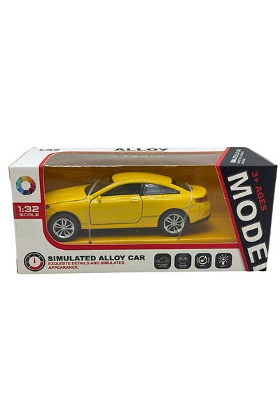 JPT Mercedes C class coupe yellow metal model 1:43 sound and lights