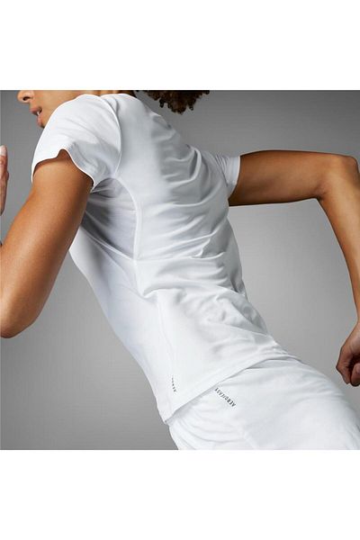 adidas Tricou alb de damă Adizero E Tee In1173