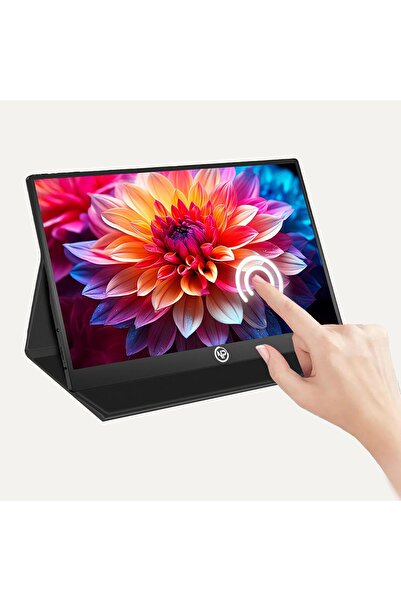 NPO NPM6T 15.6" IPS FHD 5ms 60Hz Type-C Telefon&Oyun Konsolu Uyumlu Dokunmatik Taşınabilir Monitör