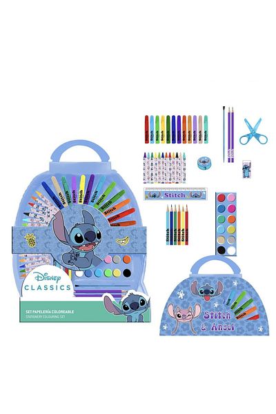 Disney Set of 49 Disney painting and drawing accessories - Lilo & Stitch