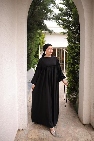 Nissra Ankanoor Robe Gathered Oversize Dress Anka255093