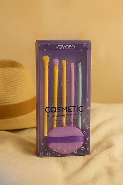 YOYOSO Σετ πινέλου μακιγιάζ Neon Color 5 τεμαχίων