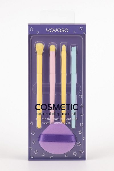 YOYOSO Σετ πινέλου μακιγιάζ Neon Color 5 τεμαχίων
