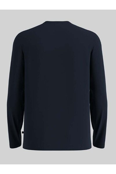 s.Oliver Men's long sleeve crew neck t-shirt, Regular fit, Dark navy