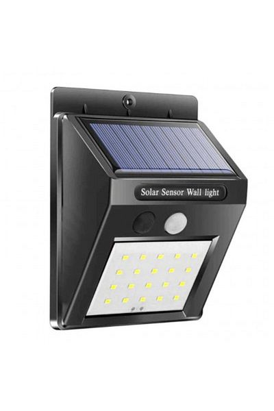 MACVI Lampa Solara Macvi® cu Senzor Miscare, 30 LED-uri SMD,IP65, Moduri de Iluminare, Economic si Senzor