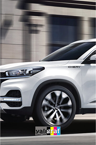 Yalıgraf Reklam Tabela Chery Tiggo 7 8 Omoda Sticker pentru aripi, Sticker auto 4 buc 15x1,6 cm
