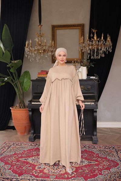 Nissra Ankanoor Robe Gathered Oversize Dress Anka255093