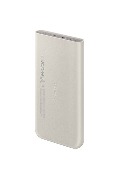 Samsung External battery Super Fast Charge (25 W) Wireless Battery Pack 10000 mAh, Dual USB Type-C, Beige
