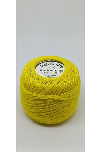 fabricorg TEK YUMAK Κλωστή Etamine-Cross Stitch - Παρόμοια με βαμβάκι (10 GR-NO8 ΚΟΡΝΙΖΑ) - Νούμερο 9 Χρώμα