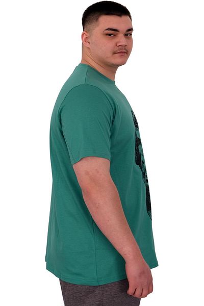 ModeXL Mode XL Large Size Men's T-Shirt Crew Neck Statue U25004 Çağla
