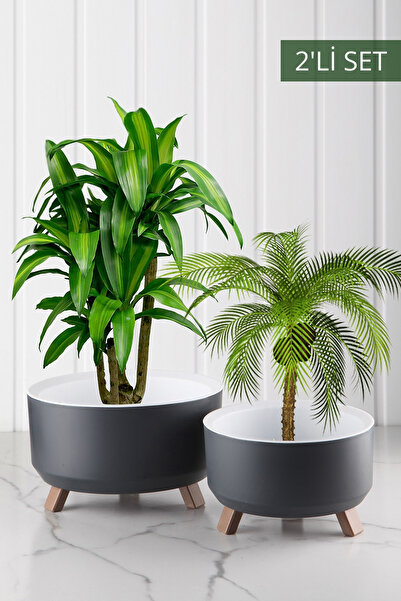 Nandy Home Tripot Model 2'li Saksı Seti