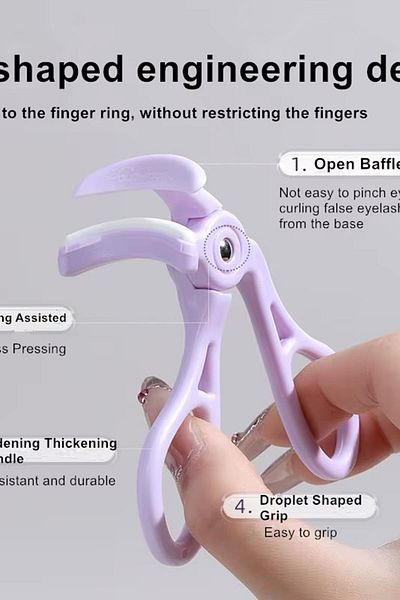 TAKIŞTIR Purple Color Eyelash Curler/ Eyelash Curling Apparatus