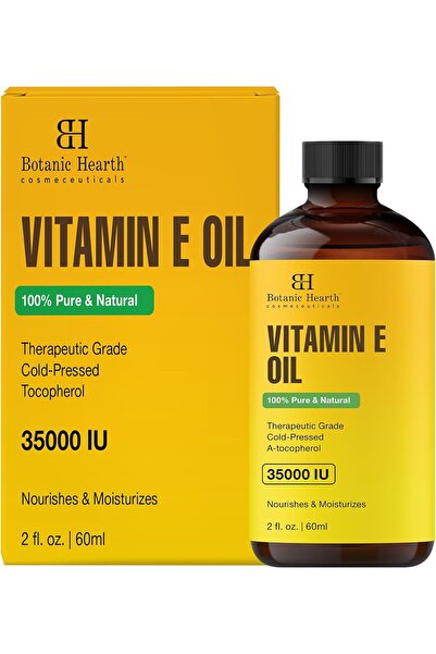 Botanic Hearth زيت فيتامين E | زيت طبيعي ونقي ١٠٠٪ لنمو الأظافر والشعر والحوا...