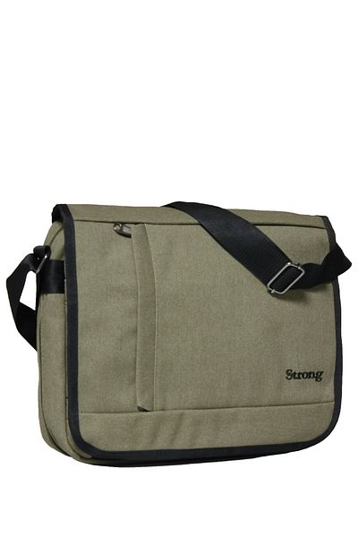 Strong UNISEX Καμβάς τσάντα Messenger με λουράκι Τσάντα ώμου Σχολική τσάντα φυσούνα Διαγώνια τσάντα PST01