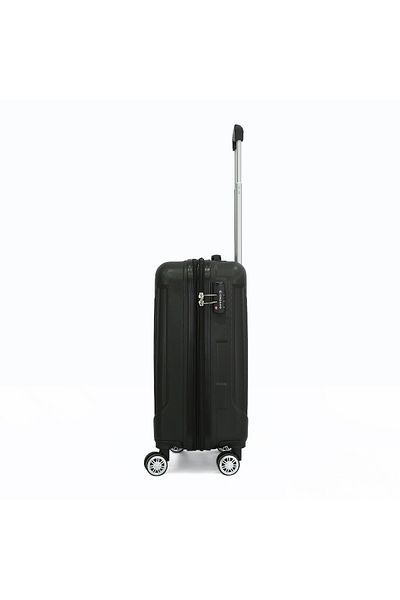 Giordano Single Travel Suitcase,Cabin Size -TSA Lock- 20Inch,Black