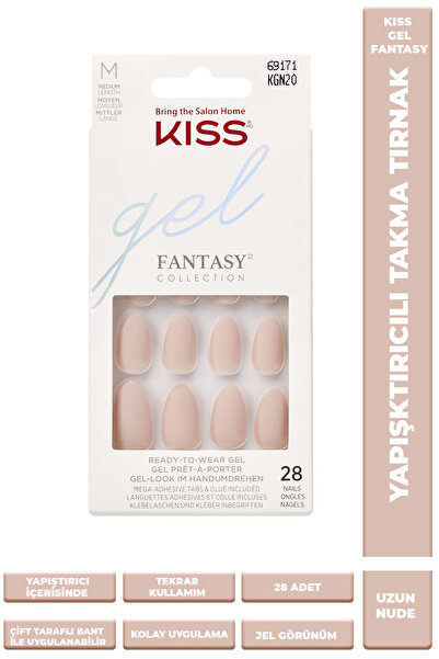 Kiss Takma Tırnak Özel Yapıtırıcı ve Bantlı Yapıştırma Özelliği - Kgn20 - 731509691719