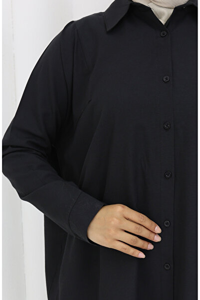 sefamerve Reglan Kol Tunik 4066-01 Siyah