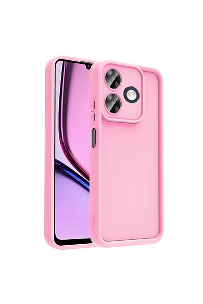 Nezih Case غطاء بتصميم لامع ومتوافق مع كاميرا Realme Note 60