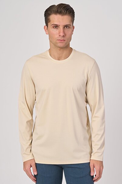 White Stone ΛΕΥΚΗ ΠΕΤΡΑ 2025-Y 3024 ΒΑΣΙΚΟ UZUNKOL ΜΠΛΟΥΖΑΚΙ ΜΠΕΖ