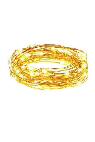 OEM Fir Iluminare Decorativa Cu 10 Led-uri, 1m, Alb Cald