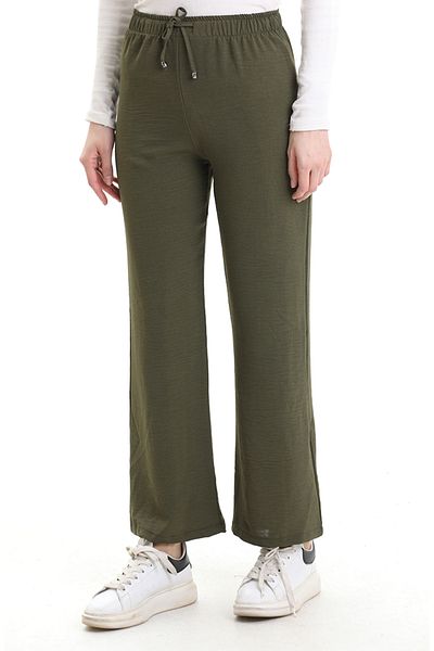 sefamerve Wide Leg Trousers 991040-03 Khaki