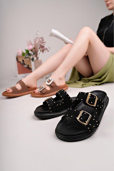 TOGET Women's Daily Wear Stylish and Comfortable Soft Sole Trop Detail Women's Slippers